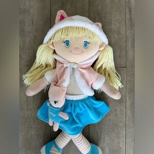 My Friend Huggles 24” Soft Doll and Plush Pal 3-Piece Set, Arya and Aziz - Rare!